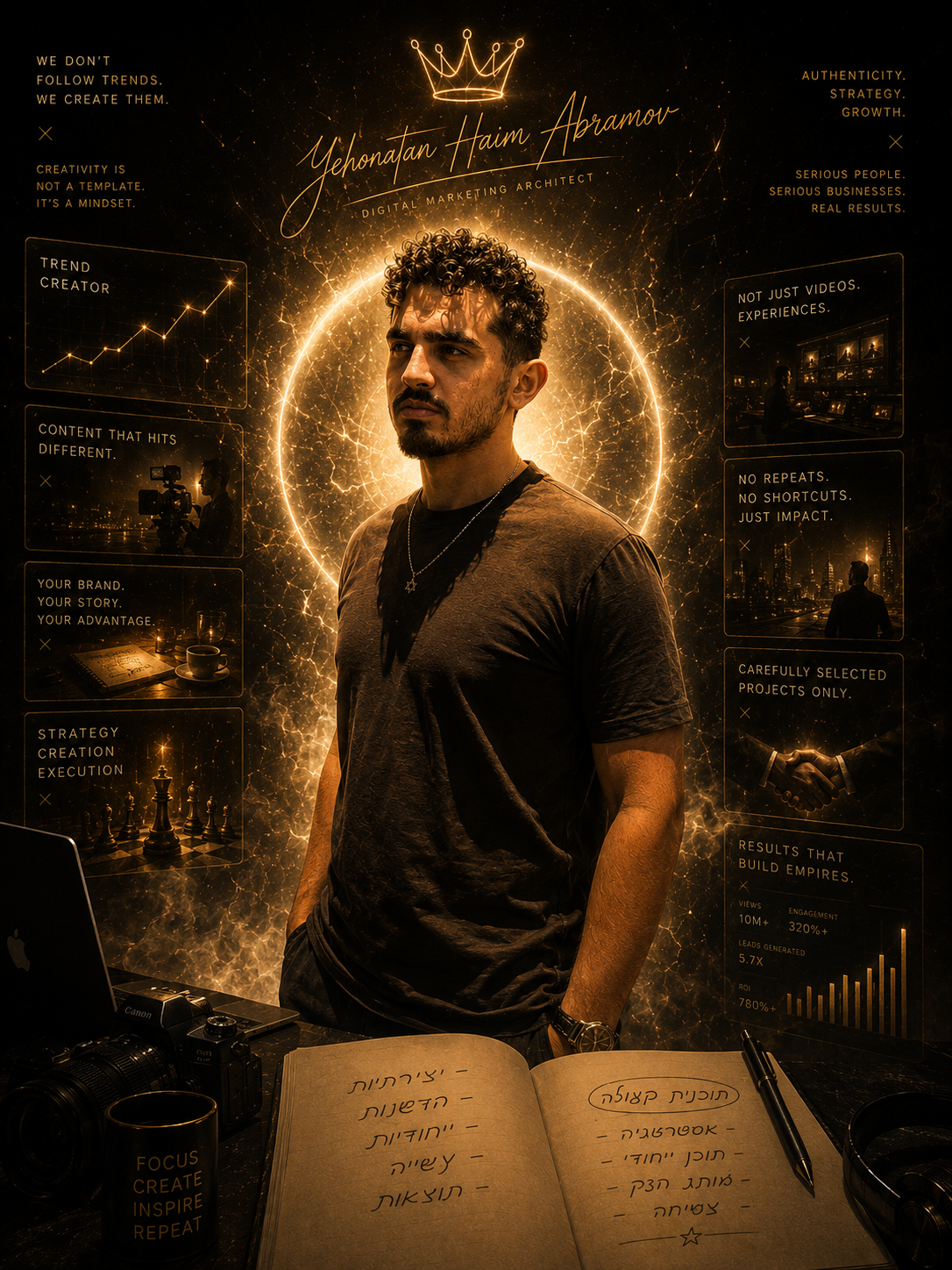 XY Marketing — Yehonatan Haim Abramov cinematic portrait